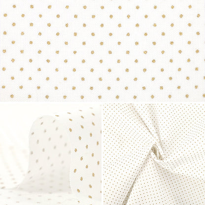 [Quantity from 5] Fabric "X’mas dot white XC10692S-A"