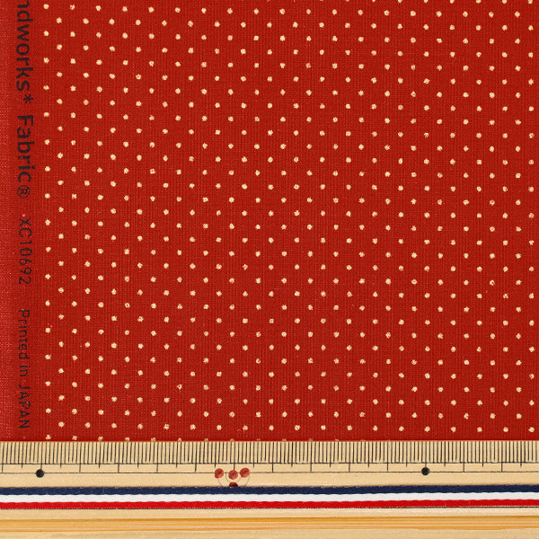 [Quantity from 5] Fabric "X’mas dot red XC10692S-B"