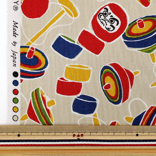 [Quantité à partir de 5] Tissu "tissu à armure toile Lin jouet Local Story B850604Z-1-3"
