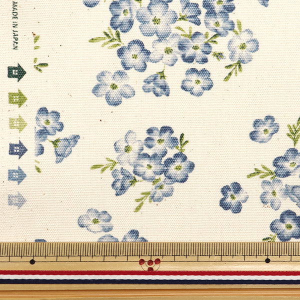 [Cantidad a partir de 5] Tela "LE PARTE DEL JARDÍN DE FLORES Oxford Nemophila kinari 142-1359-B1"