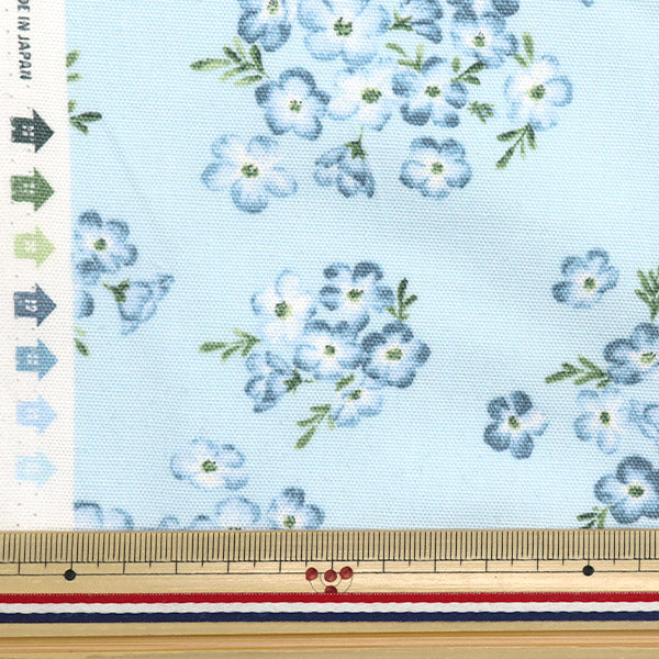 [Cantidad a partir de 5] Tela "LE PARTE DEL JARDÍN DE FLORES Oxford Saxofón Nemophila 142-1359-B3"