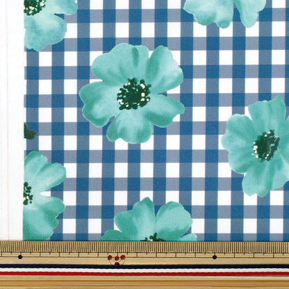 [Quantité à partir de 5] Tissu "Impression à jet d'encre à aquarelle, bleu 150-1669-b-2"