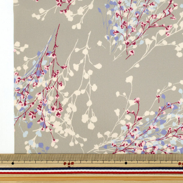 [Quantità a partire da 5] Tessuto "Momen-t Moment Inkjet Stampa Gypsophila Grey 150-1668-K-3"