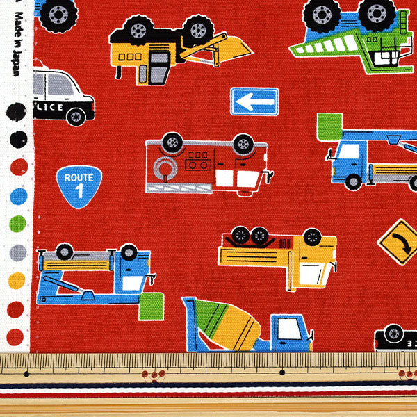 [الكمية من 5] الأقمشة 『أكسفورد السلسلة المفضلة للسيارات العاملة باللون الأحمر MOWF-158"