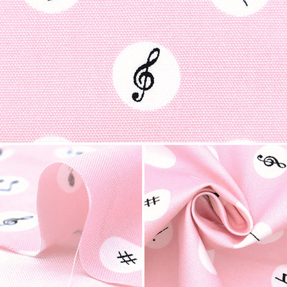 [Dalla quantità 5] Tessuto 『Oxford Serie preferite Piano Dot Pink Mowf-162-P"