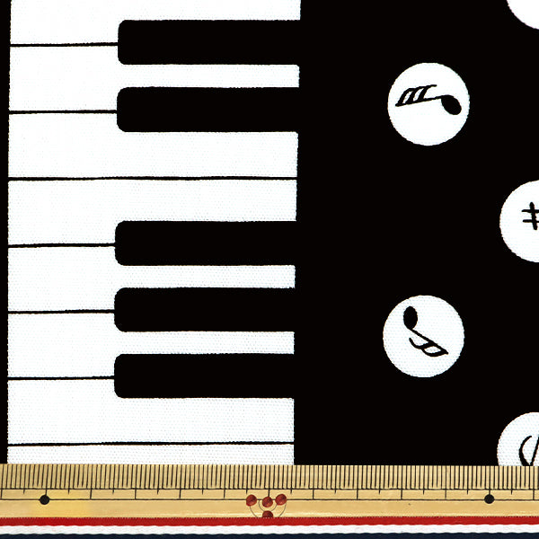 【数量5から】 生地 『オックス お気に入りシリーズ ピアノドット ブラック MOWF-162-BK』