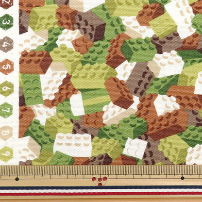 [数量从5开始] 织物 “ Nanicore系列” 牛津布 水上块藏身并寻求卡其色nnf-16k"