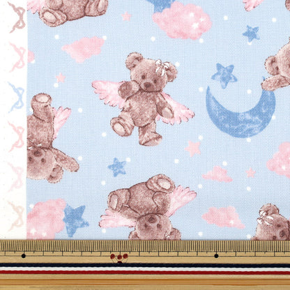 [Quantité à partir de 5] Tissu "Modern classique" Oxford Angel Bear saxophone CMOF-80BL"