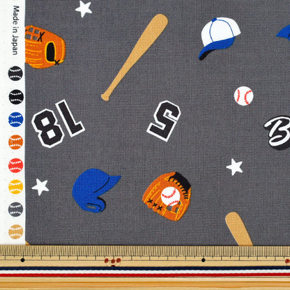 [الكمية من 5] الأقمشة 『أكسفورد السلسلة المفضلة Baseball Star Gray MOWF-165"