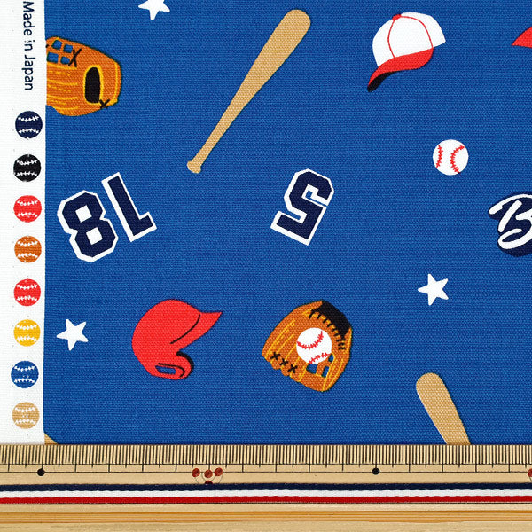 [الكمية من 5] الأقمشة 『أكسفورد السلسلة المفضلة نجم البيسبول الأزرق MOWF-165"