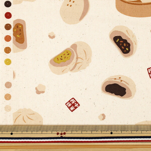 【数量5から】 生地 『オックス お気に入りシリーズ ほかほか中華まん キナリ MOWF-168』