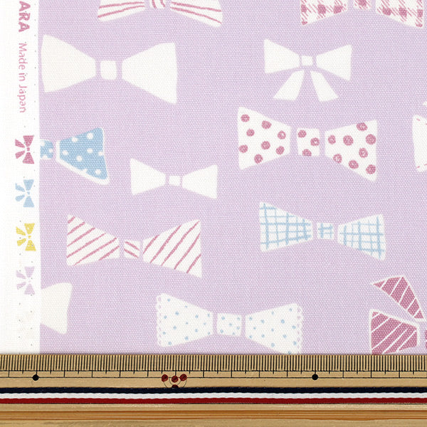 [수량 5개부터] 천・원단 『옥스 좋아하는 시리즈 스윗리본 보라색 MOWF-169"