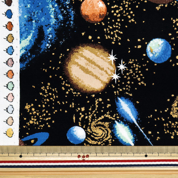 数量5から】 生地 『オックス 宇宙柄 ブラック 2400-4B』 – Yuzawaya