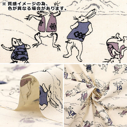 [الكمية تبدأ من 5] الأقمشة 『الأغطية النمط الياباني الحديث Torijuu Giga Black 8800-34D"