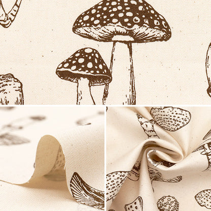 [Quantità a partire da 5] Tessuto 『OxfordFungo stampato Kinari 38135-1a"