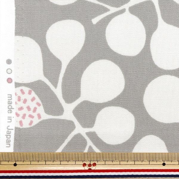 [Quantité à partir de 5] Tissu 『Oxford Plantes gris 38153-11d"