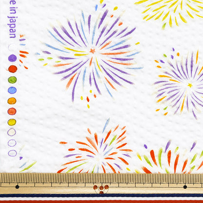 [الكمية تبدأ من 5] الأقمشة "Ripple Fireworks White 38145-1A-WH"