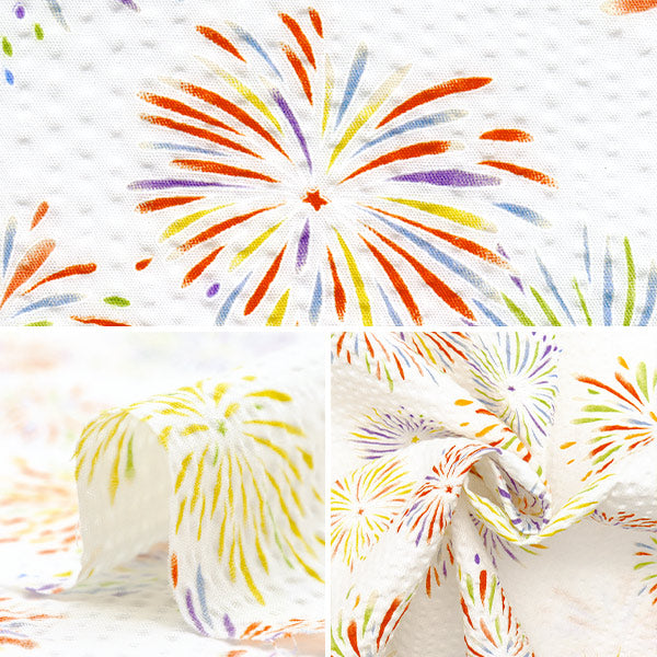 [الكمية تبدأ من 5] الأقمشة "Ripple Fireworks Navy 38145-1E-NV"