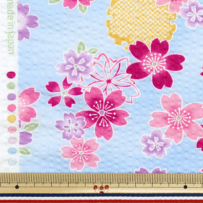 [Quantity starting from 5] Fabric "Ripple Sakura Saxophone 38145-3C-SA"