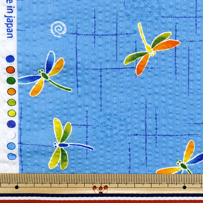 [Quantity starting from 5] Fabric "Ripple Dragonfly Blue 38145-4C-BL"