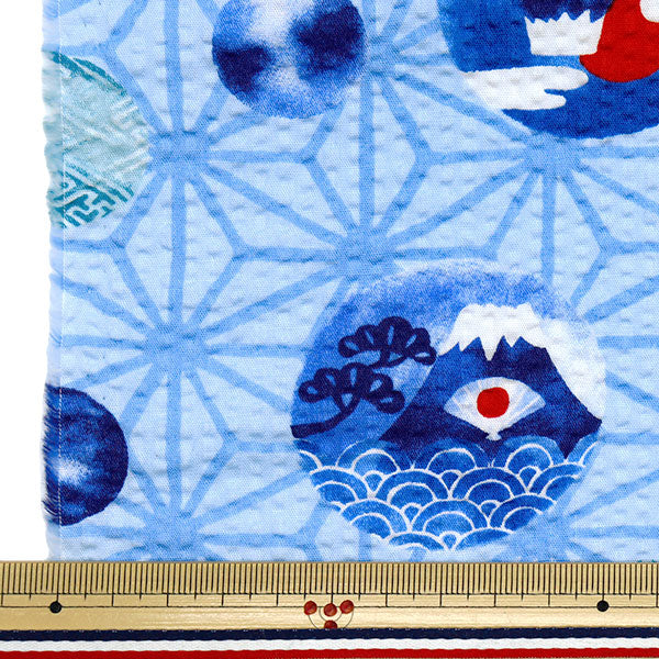 [Quantity starting from 5] Fabric "Ripple Mt. Fuji Saxophone SS-2409-2B"