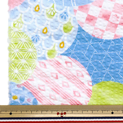 [Quantity starting from 5] Fabric "Ripple Round Komon Saxophone SS-2409-4A"