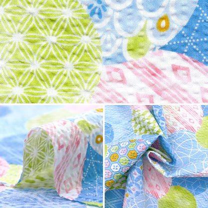 [Quantity starting from 5] Fabric "Ripple Round Komon Saxophone SS-2409-4A"