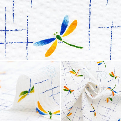 【数量5起】 織物 瑞波防蚊加工蜻蜓白BB38145-4A-WH"