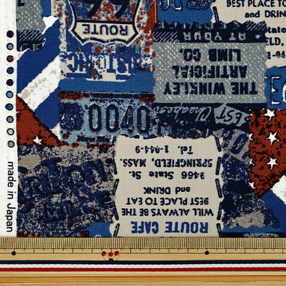 [Quantity from 5] Fabric "OxfordPrint Vintage Blue 38134-2B”