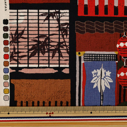 [Cantidad desde 5] Tela "Ventana Dobby con patrón japonés rosa 1026-1130-4-A”
