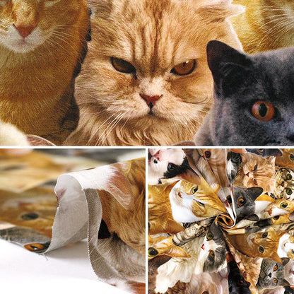 [Cantidad a partir de 5] Tela 『láminas Tinta imprime cat kom-012"