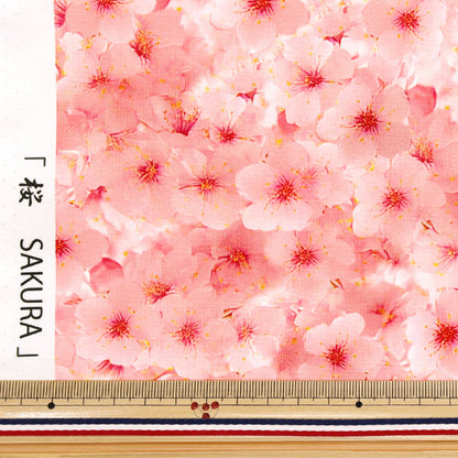 [Cantidad a partir de 5] Tela 『láminas Ink Jet Print Sakura Kom-013"