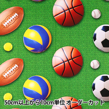 [Cantidad a partir de 5] Tela 『láminas Tinta imprime bola de tamaño real kom-015"