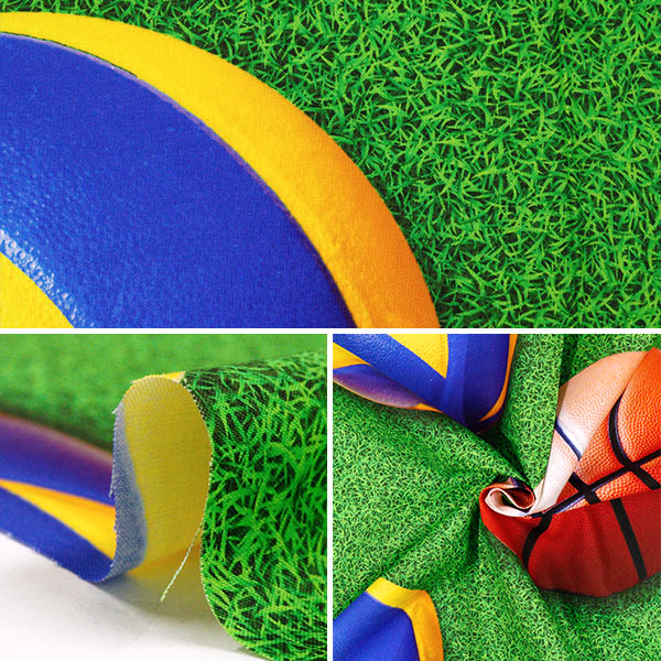 [Cantidad a partir de 5] Tela 『láminas Tinta imprime bola de tamaño real kom-015"