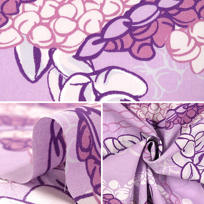 [Quantité à partir de 5] Tissu "Mauna Loa TC Hawaiian Print Shell Purple Yfop2105"
