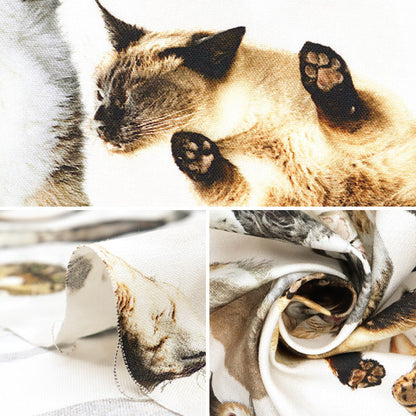 [الكمية تبدأ من 5] الأقمشة "طباعة رقمية minsui cat mingswim012"