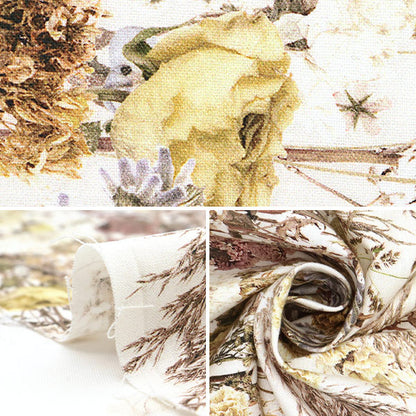 [Quantité à partir de 5] Tissu "Border à la bordure de fleurs minsui à imprimé numérique Mingswim013"