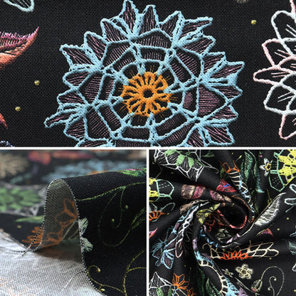 [Quantity starting from 5] Fabric "Digital Printed Lace Flower RR2003A"