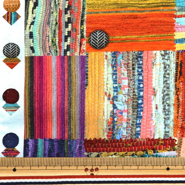 [Quantità a partire da 5] Tessuto "Pulsanti per radici stampate digitali e noci RR2021"