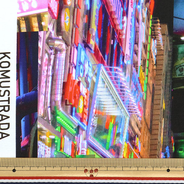 【数量5から】 生地 『シーチング インクジェットプリント 韓国風景 KOM-006-2』