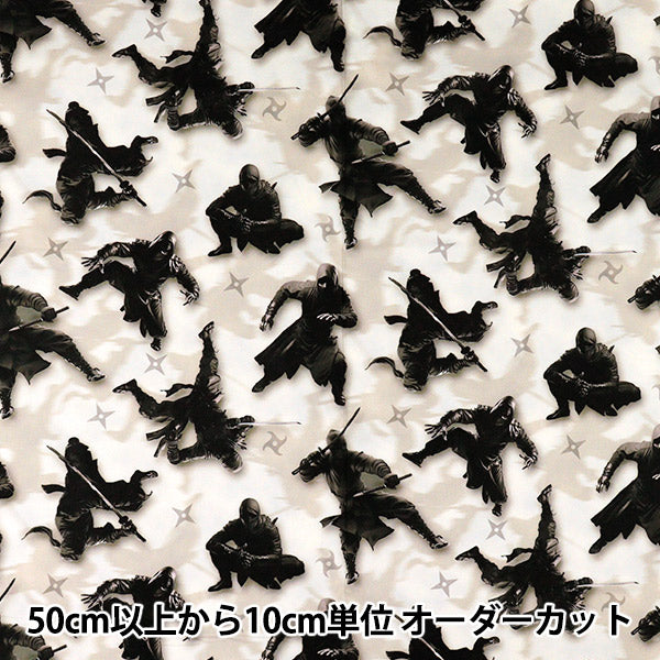 [Cantidad a partir de 5] Tela 『láminas Ink Jet Print Ninja Kom-014"