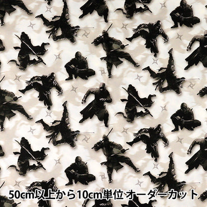 [Cantidad a partir de 5] Tela 『láminas Ink Jet Print Ninja Kom-014"