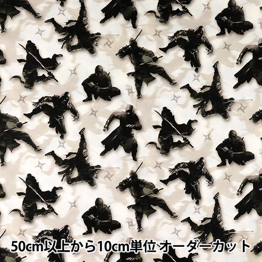 [Cantidad a partir de 5] Tela 『láminas Ink Jet Print Ninja Kom-014"