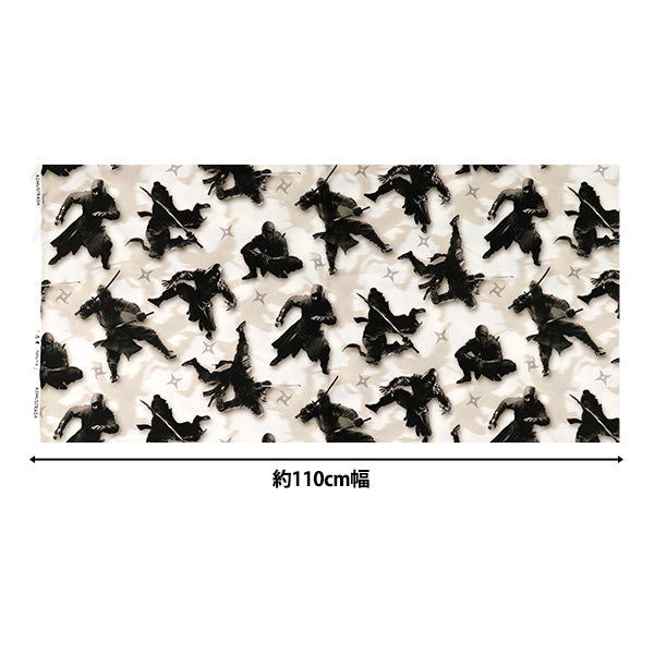 [Cantidad a partir de 5] Tela 『láminas Ink Jet Print Ninja Kom-014"