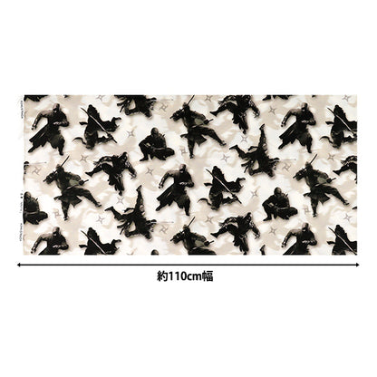 [Cantidad a partir de 5] Tela 『láminas Ink Jet Print Ninja Kom-014"