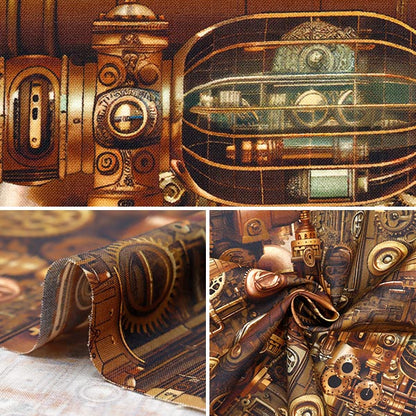 [Quantité à partir de 5] Tissu 『siège Imprimé à jet d'encre Bronze Bronze KOM-010"