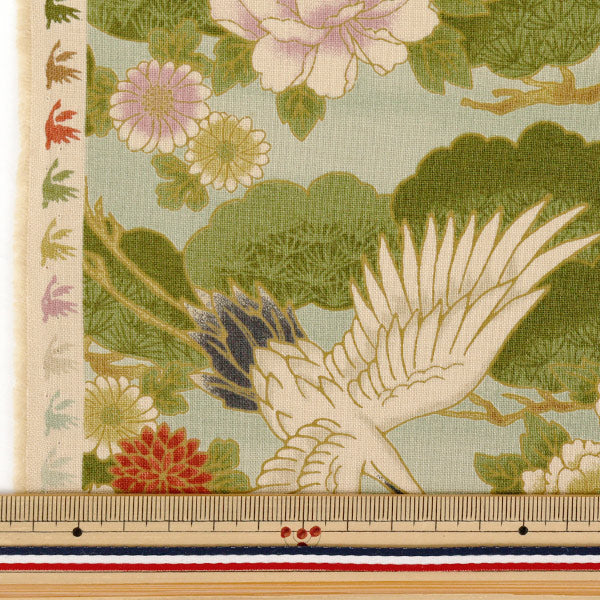 [Quantity starting from 5] Fabric 『Sheeting Vintage-like crane saxophone CYS1001-C"