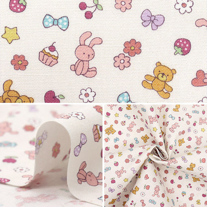 [Cantidad a partir de 5] Tela 『láminas Nuance Kids Rabbit Kinari Coco-2024-2A"