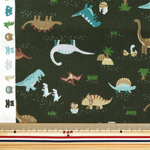 [Cantidad a partir de 5] Tela 『láminas Nuance Kids Dinosaur Coco-2024-3e"