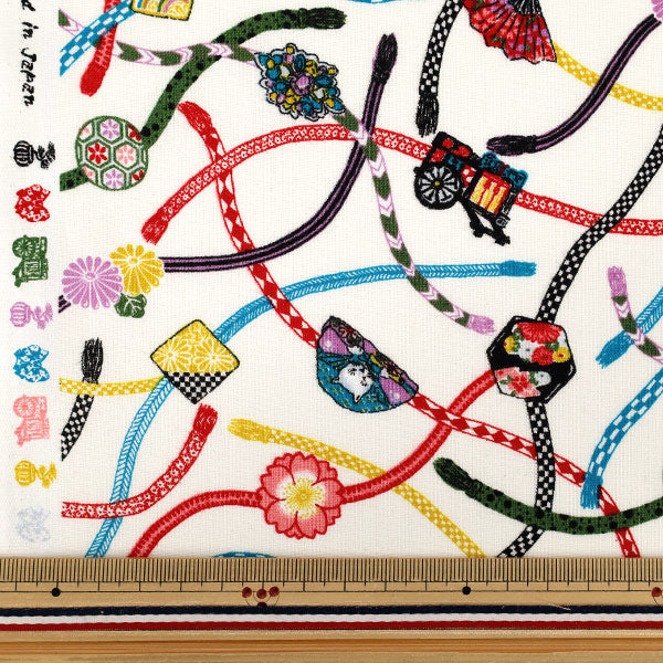 [Quantité à partir de 5] Tissu "siège Clip obi de style japonais motif ivoire COCO-2510-3A »